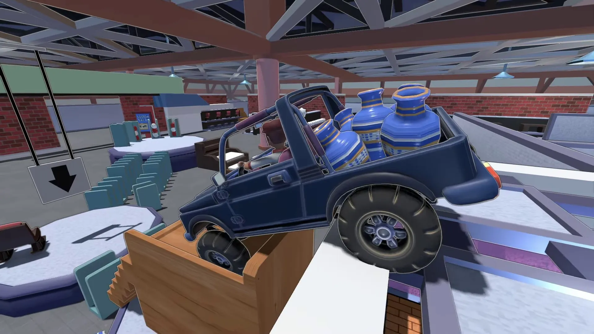 4x4 in a Furniture Store